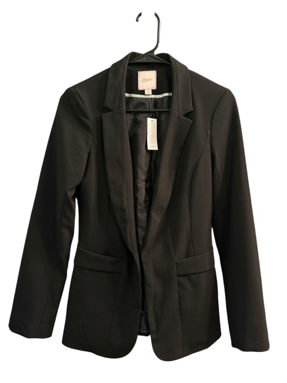 Candie's Black Open-Front Tailored Blazer NWT
